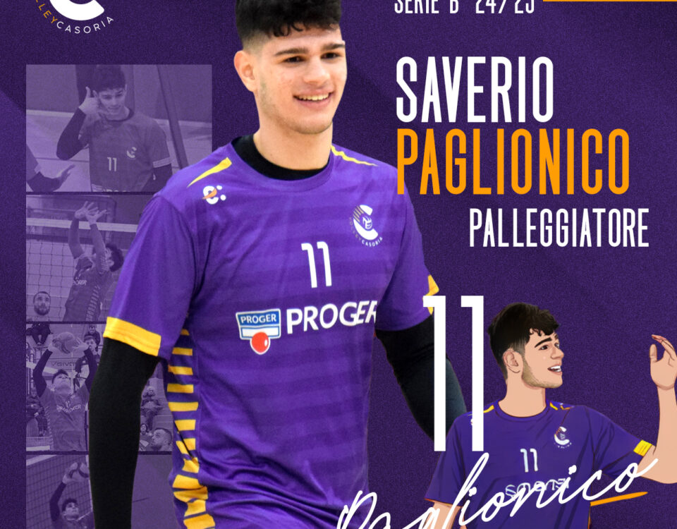 Saverio Paglionico al Volley Casoria