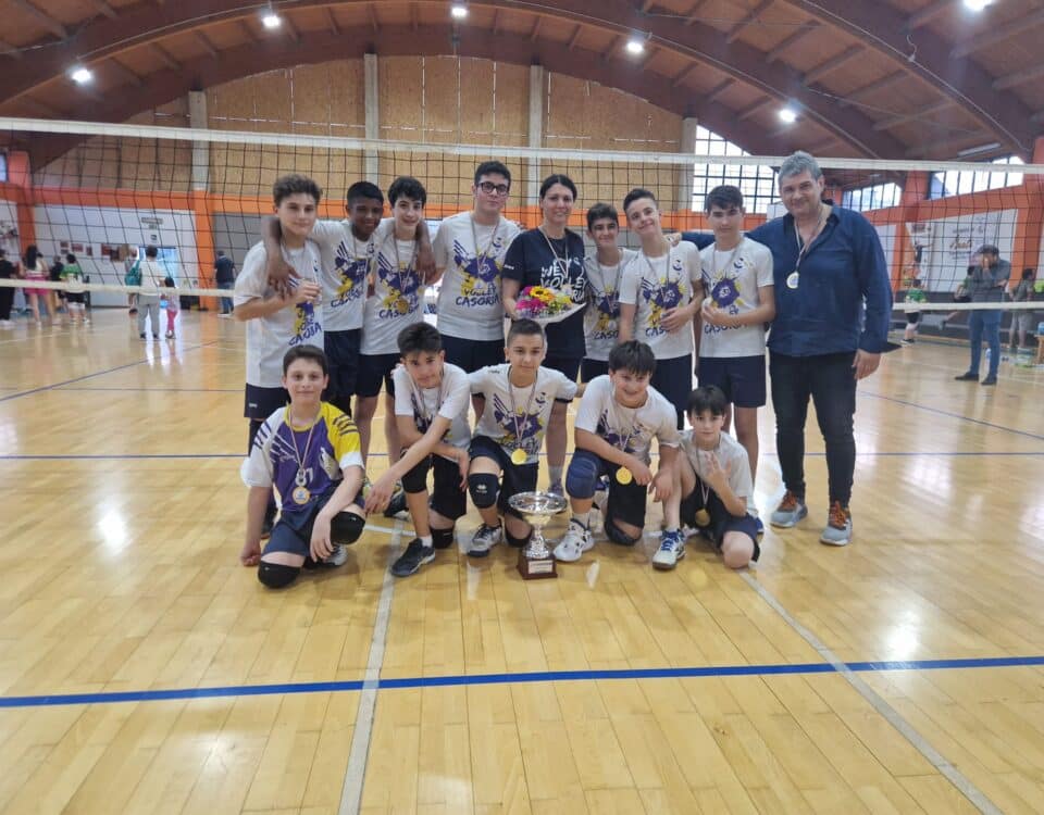 under 13 maschile del volley casoria campione regionale