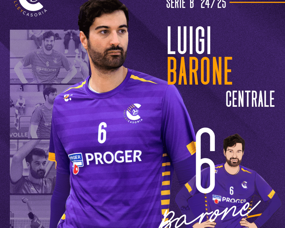 Luigi Barone nuovo capitano del Volley Casoria