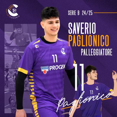 Saverio Paglionico al Volley Casoria