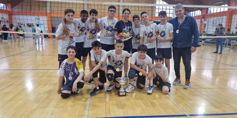 under 13 maschile del volley casoria campione regionale