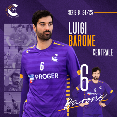 Luigi Barone nuovo capitano del Volley Casoria